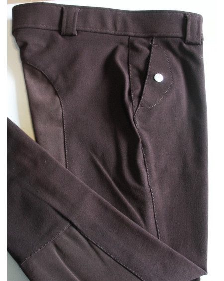 Horka Sensation rijbroek, Kunstl. Zit, Buffalo (dbruin)