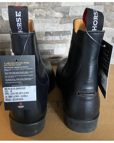 Horse Nest rundleren jodhpurs 9062-RHJ, Zwart