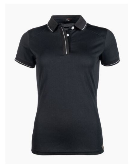 HKM poloshirt Catherine, Zwart