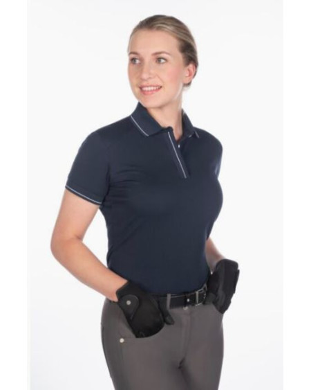 HKM poloshirt Catherine, Zwart