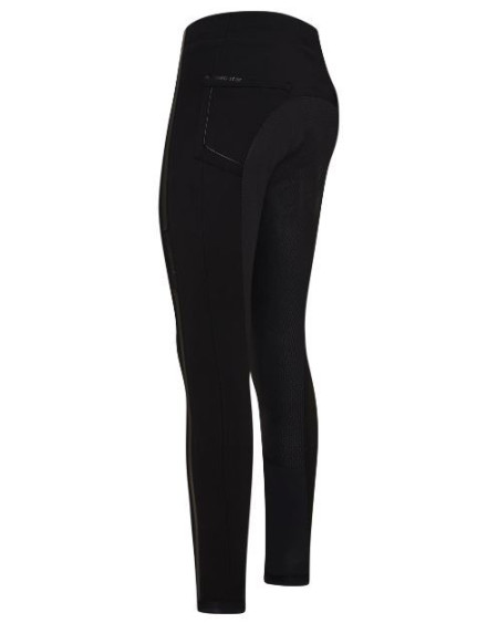 Euro-Star rijbroek Wosha (Wonder Shape), siliconen zitvlak, Zwart