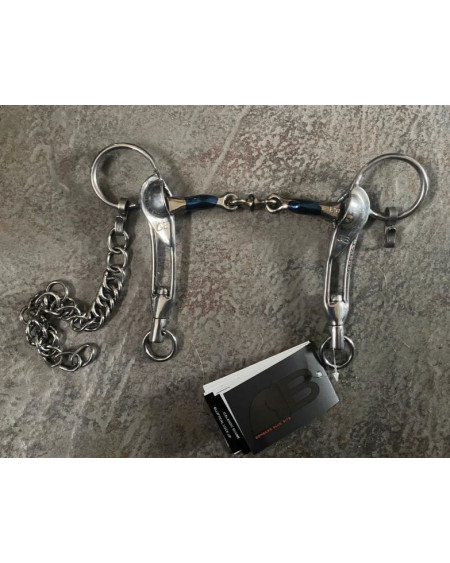 Bombers bit Icelandic Short Shank Elliptical Lock Up, 30266-120-B12-ELU/30266-115-B12-ELU