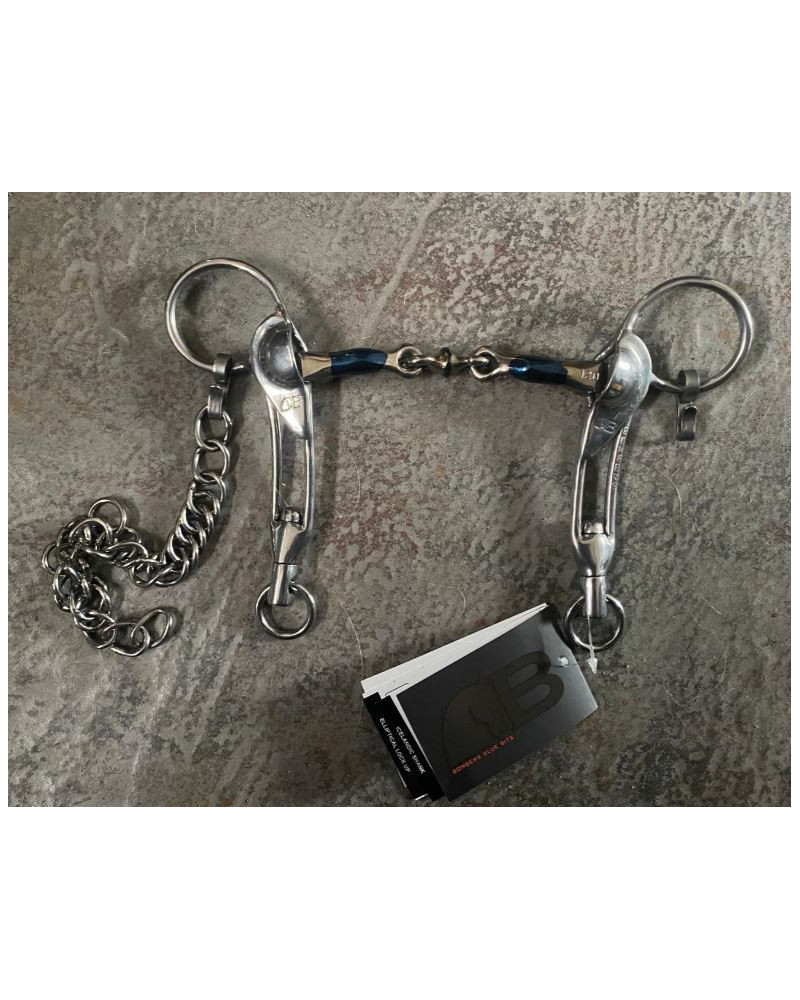 Bombers bit Icelandic Short Shank Elliptical Lock Up, 30266-120-B12-ELU/30266-115-B12-ELU