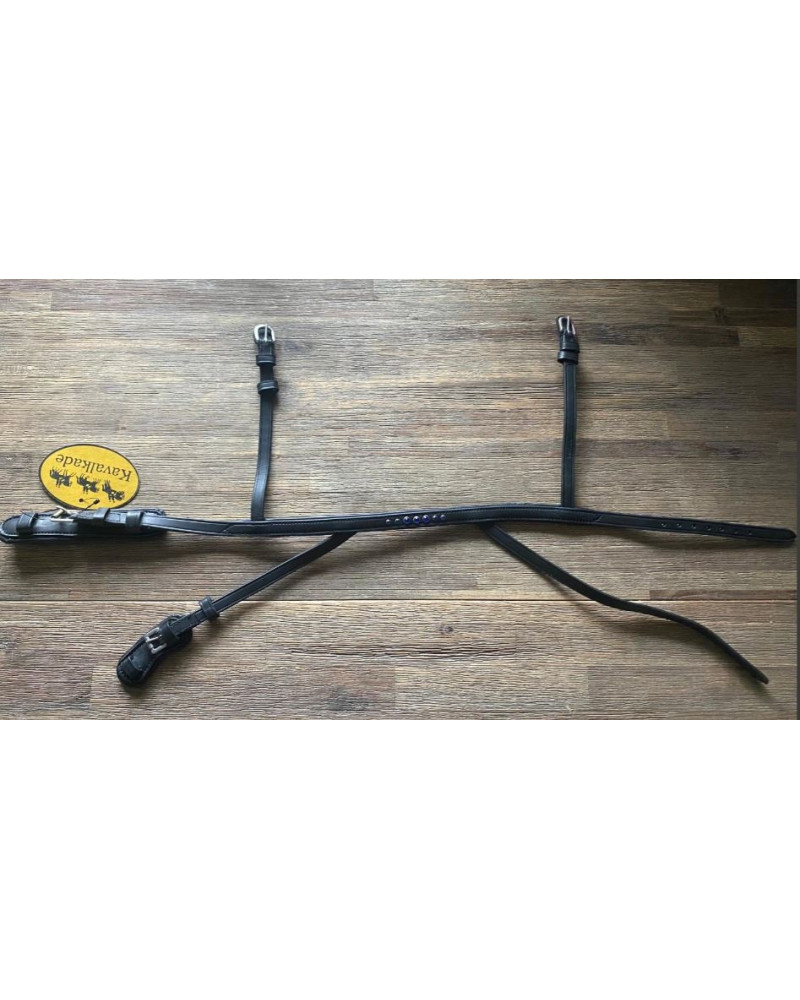 Kavalkade IJslander neusriem Aradis-Kóngablár, Island, Zwart/Blauw