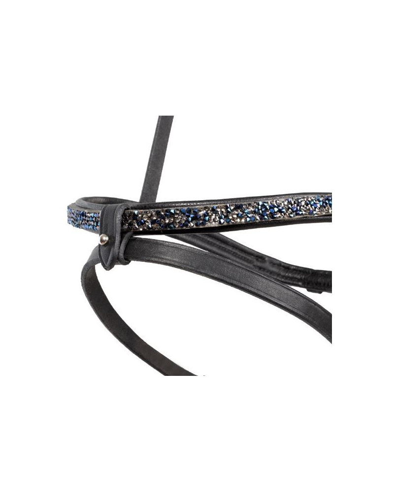 Kavalkade IJslander neusriem Kjartan-Blár Island, Zwart/Blauw