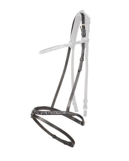 Kavalkade IJslander neusriem Kjartan-Blár Island, Zwart/Blauw