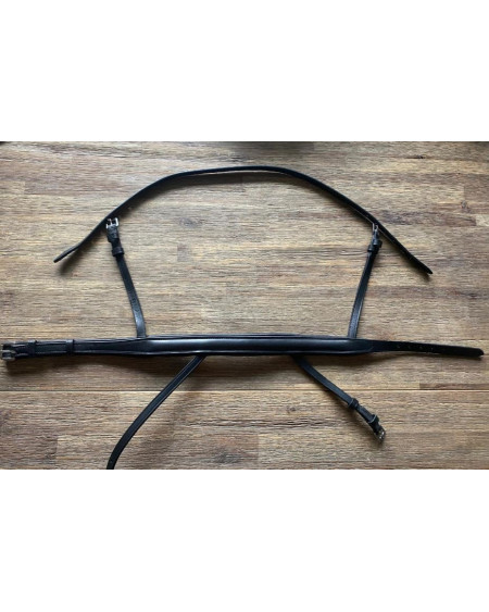 Kavalkade neusriem m geïntegreerde sperriem, Zwart