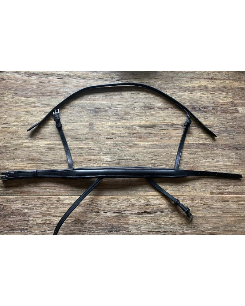 Kavalkade neusriem m geïntegreerde sperriem, Zwart