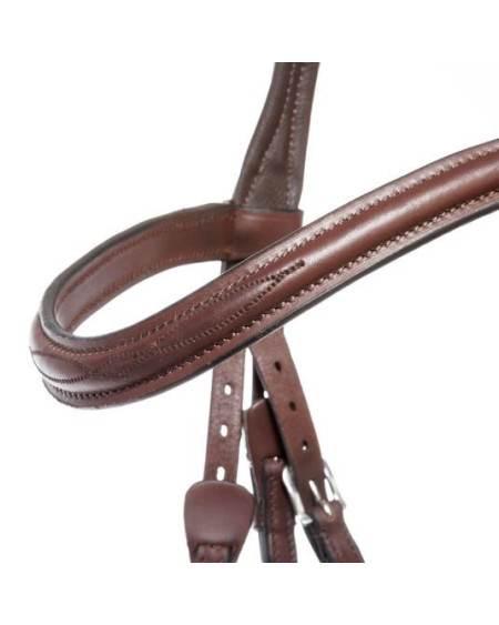 Kavalkade hoofdstel Proline Astrid, Zweedse aansnoerneusriem, Bruin