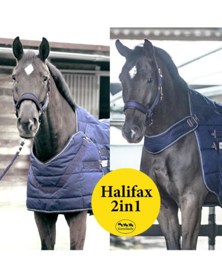 Kavalkade "Halifax" 2in1 stal- en stapmolendeken 400g, Marine