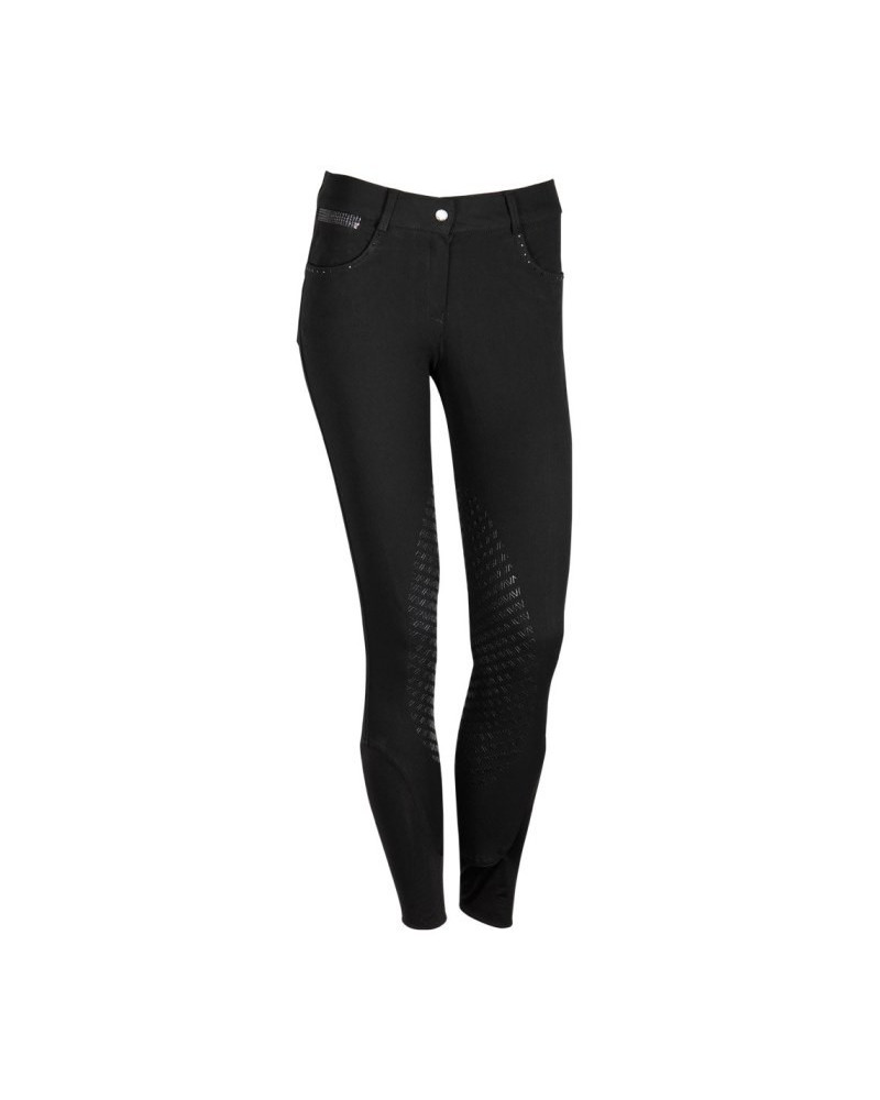 Harry's Horse Rijbroek Jewels Silicon, zwart