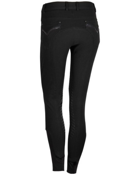 Harry's Horse Rijbroek Jewels Silicon, zwart