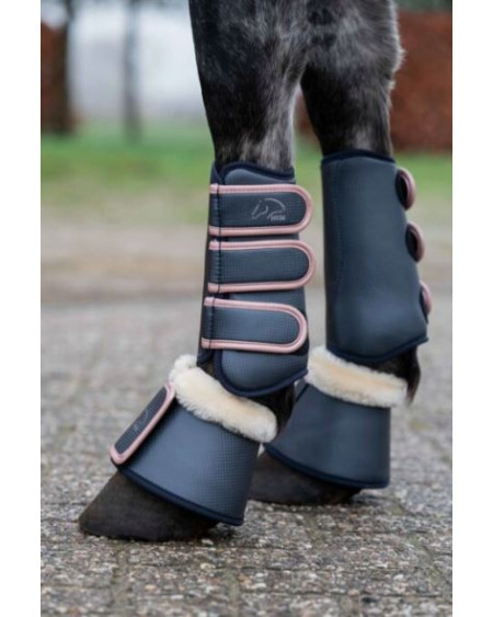 HKM springschoenen Rosegold Glamour Style, Deep Blue