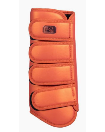 HKM dressuur beenbeschermers Edinburgh, voor voor- en achterbenen, Brandy