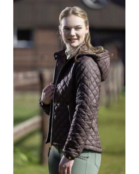 HKM donsjas Stella, Donkerbruin