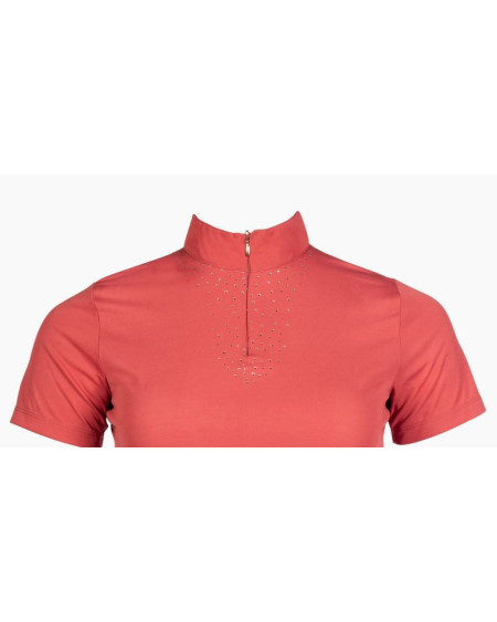 HKM functioneel shirt Edinburgh Glitter, Cognac