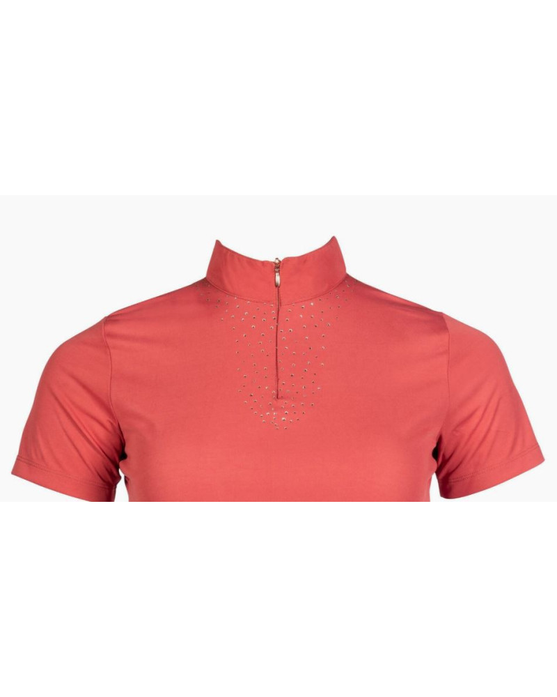 HKM functioneel shirt Edinburgh Glitter, Cognac