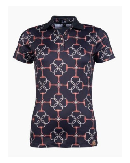 HKM Poloshirt Edinburgh, Zwart