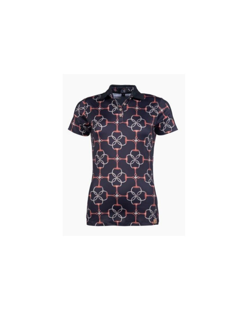 HKM Poloshirt Edinburgh, Zwart