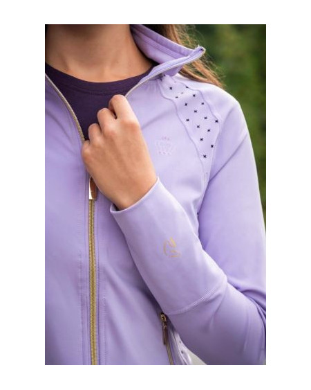 HKM Equestrian Royal Vest 'Lavender Bay' Ltd Edition, Lavendel