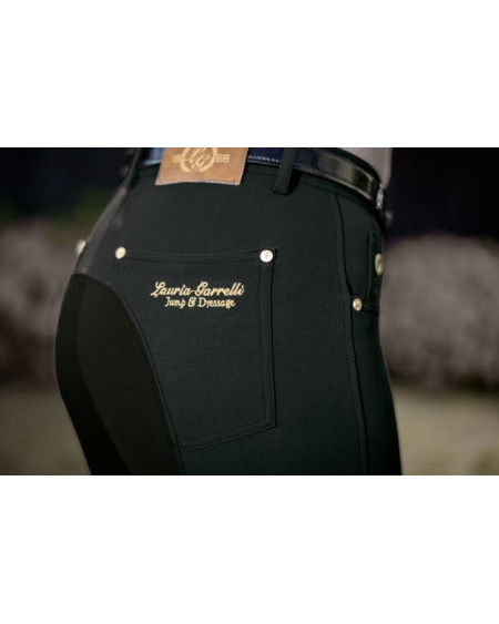 Lauria Garrelli rijboek Basic, Siliconen zitvlak, Donkerblauw