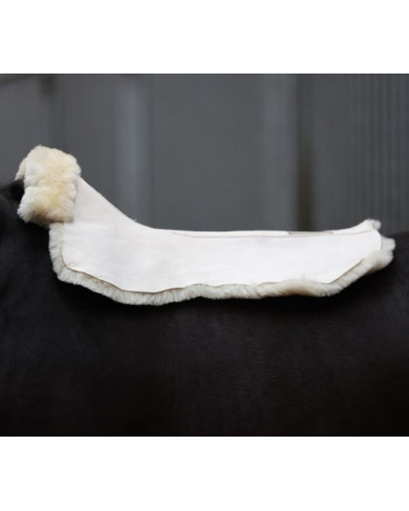 Kavalkade lamswollen zadelonderlegger Pure, Naturel