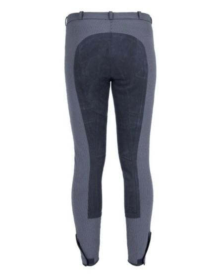 ELT krijtstreep rijbroek, KUNSTL.ZIT, Dress Blues