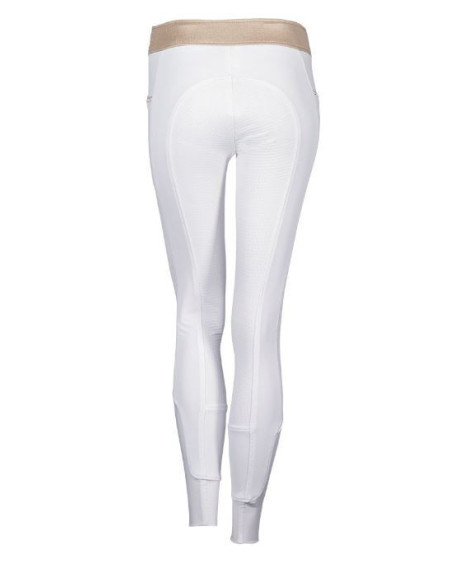 Harry's Horse Rijbroek Equitights EQS Champagne Full Grip, Wit