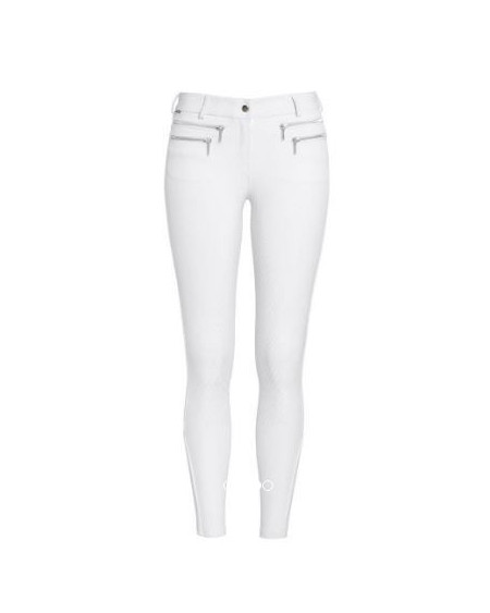 Mountain Horse Amy GTK Rijbroek Met Siliconen Kniestukken, Wit