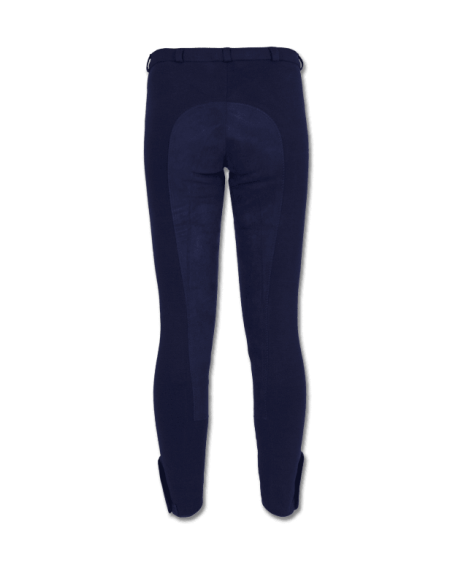 ELT rijbroek FUN, kunstl. zit, d.blauw