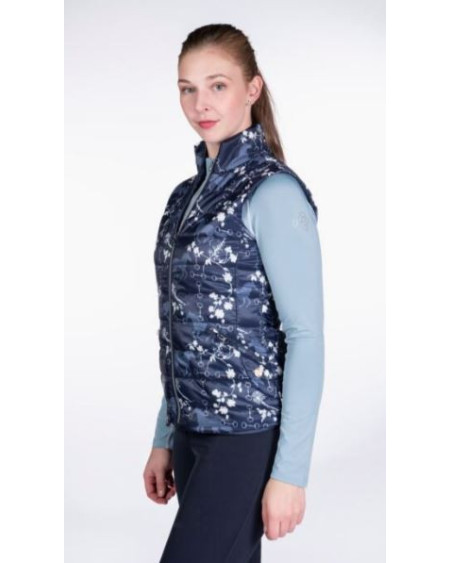 HKM bodywarmer Bloomsbury, dblauw-wit