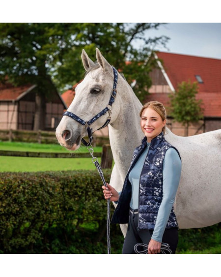 HKM bodywarmer Bloomsbury, dblauw-wit