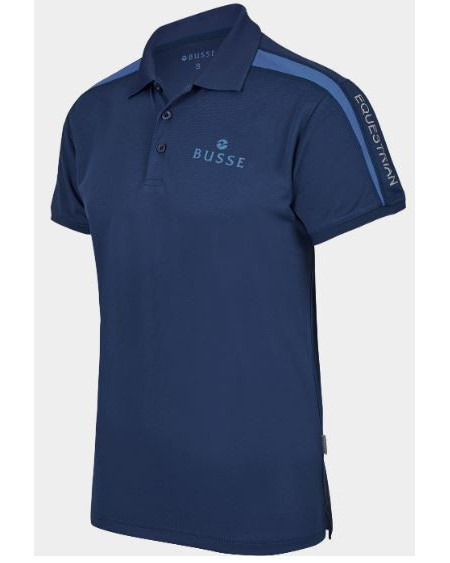 Busse heren poloshirt Harper Tech, Navy