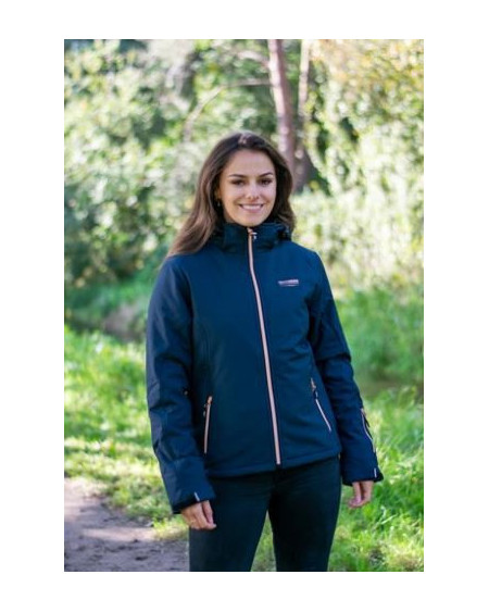 Nordberg Inga padded softshell jas, Navy