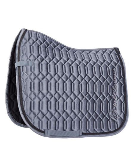 Harry's Horse Zadeldek Velvet Denici Cavalli Indigo, Staalblauw