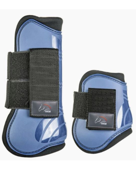 HKM Peesbeschermers en Strijklappen set, Blauw