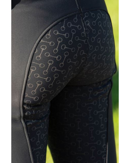 Harry's Horse rijbroek Ladis Full Grip, Jet-Black