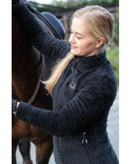 Harry's Horse Fluffy vest Avoriaz, Jet-Black