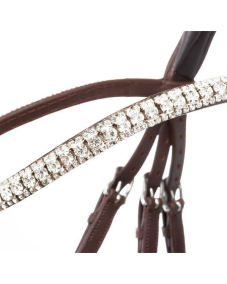 Kavalkade KavalSH4 hoofdstel Everness van geolied leer, Bruin