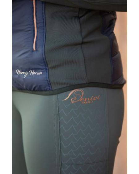 Harry's Horse Rijbroek Equitights Denici Cavalli Bosque Full Grip, Legergroen