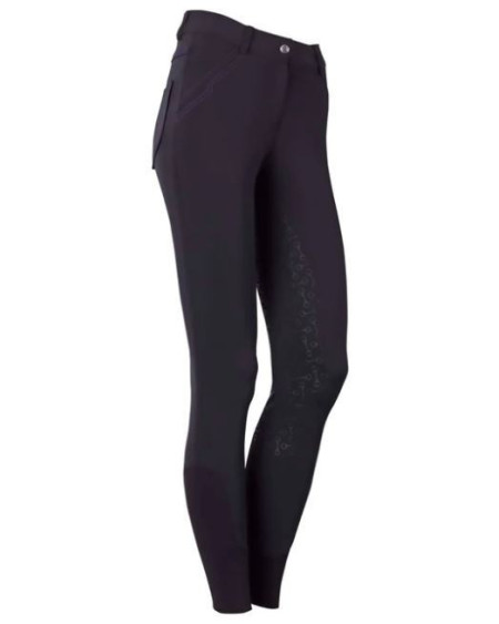 Harry's Horse rijbroek Amethyst Full Grip, Zwart/Paars