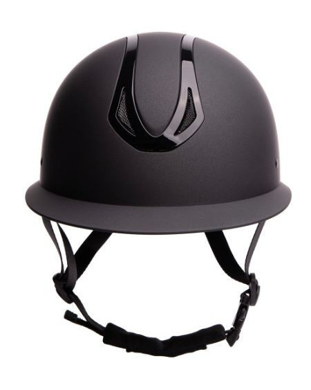 Harry's Horse Veiligheidscap Pro F1 Mat, Zwart-Zwart