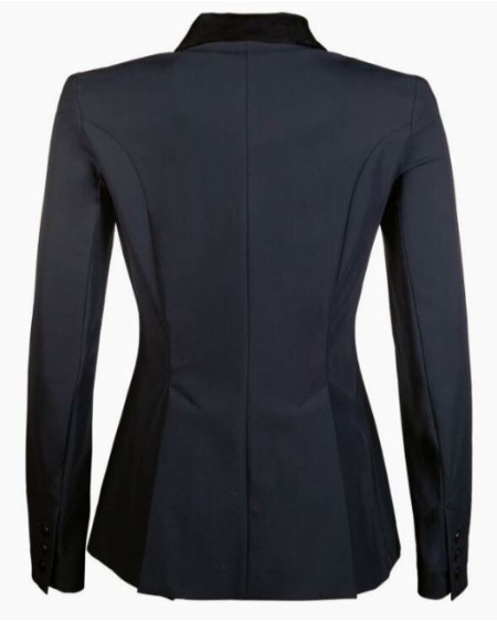 HKM Wedstrijdblazer Hunter Professional, 2 versch. kragen, Zwart