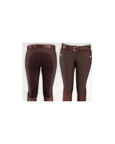 Horka Hipster heuprijbroek, Buffalo(bruin gestreept)