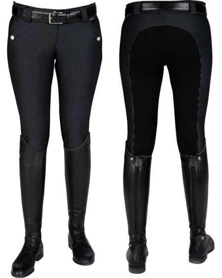 Horka Hipster heuprijbroek, Buffalo(bruin gestreept)