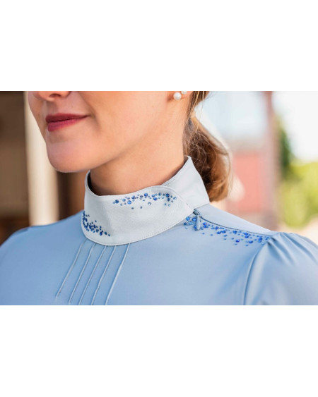 HKM wedstrijdshirt Darya, Lichtblauw