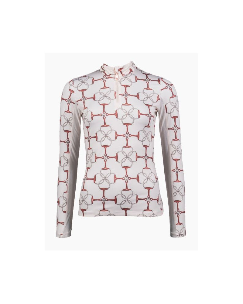 HKM functioneel shirt Edinburgh, lange mouw, Vanille