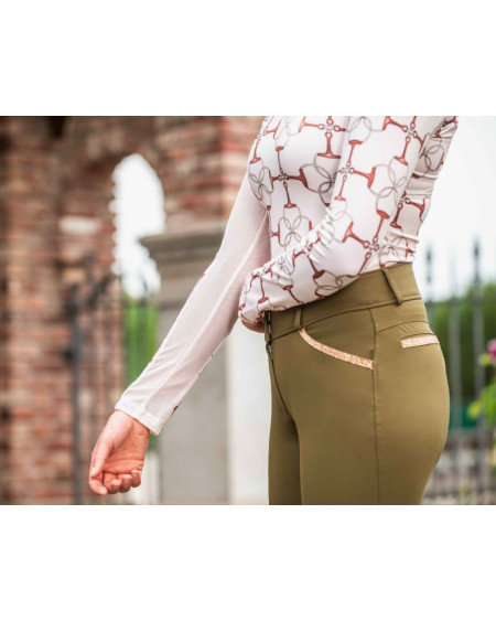 HKM functioneel shirt Edinburgh, lange mouw, Vanille