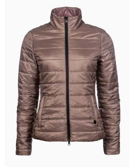 HKM gewatteerde jas Savona Style, Taupe