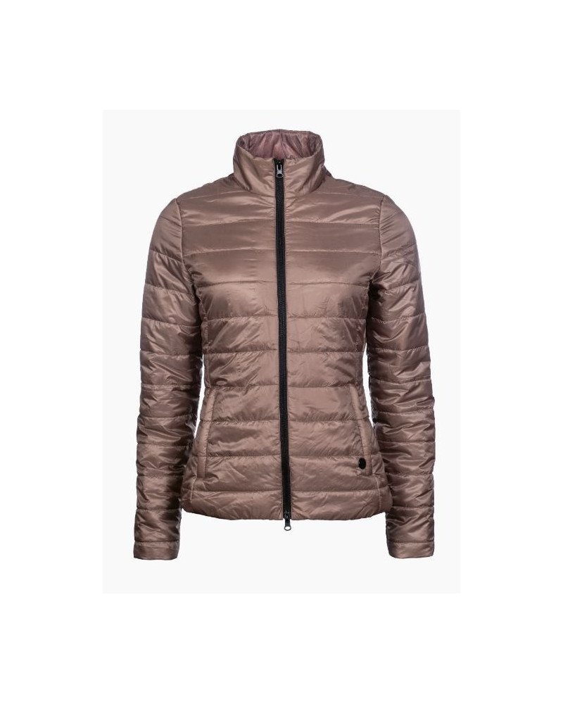 HKM gewatteerde jas Savona Style, Taupe